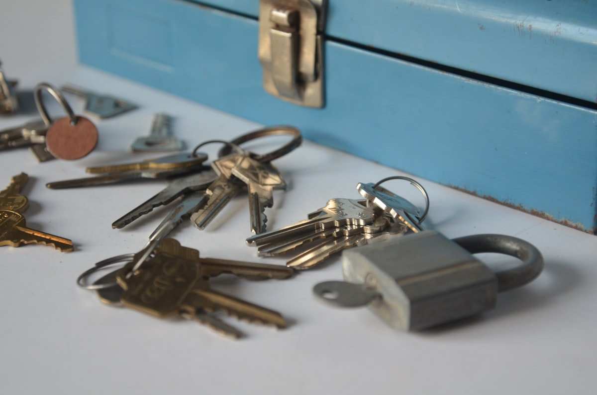 Collection of antique keys